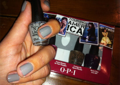 French Quarter for Your Thoughts : le gris de OPI
