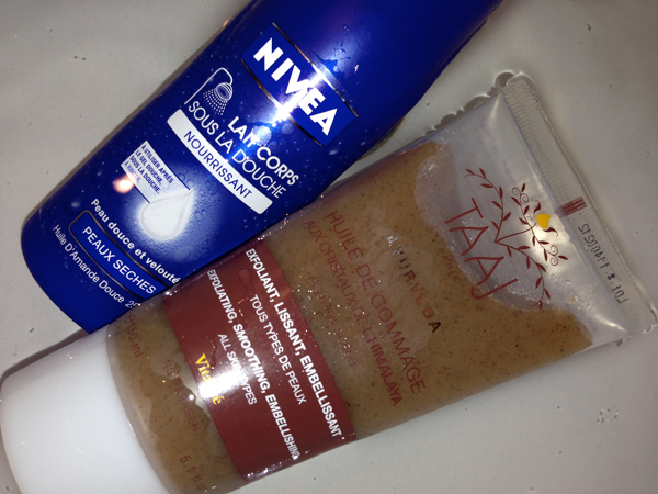 Une peau douce sous la douche avec TAAJ et Nivea - Poulette Blog